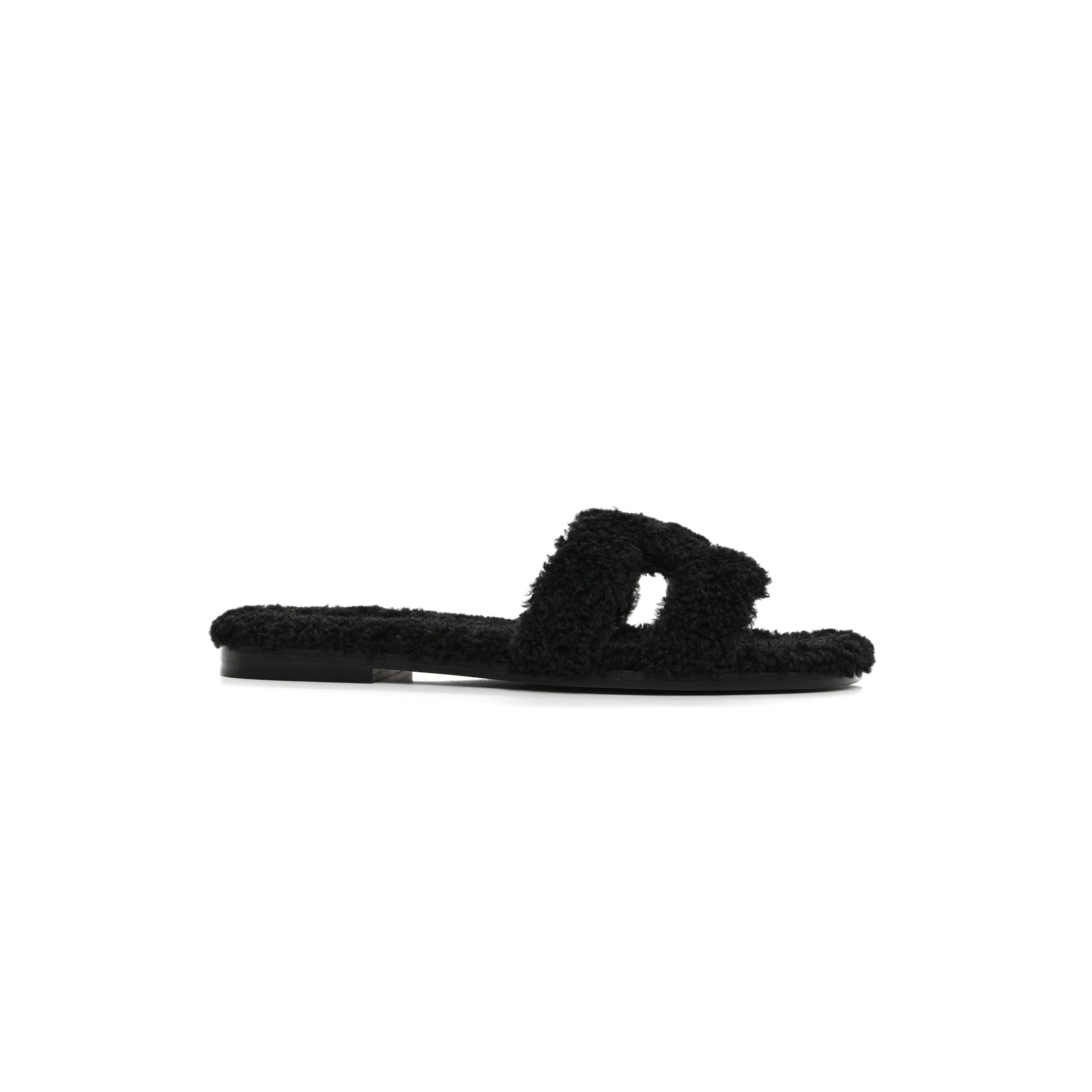 H**mes woolskin oran sandals 1512309